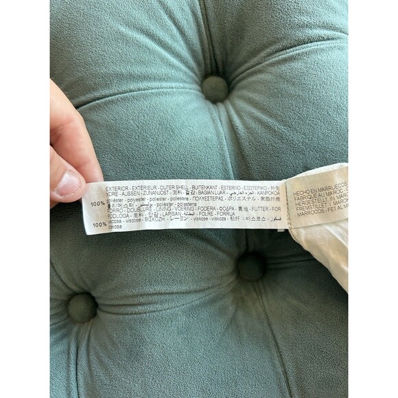 Zara Kids sachie Hankerchief Dress Girls sz 11 - 12 Green Gold Ivory Classic - Picture 5 of 5